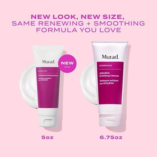 imageMurad AHABHA Exfoliating Cleanser TripleAction Cleansing Exfoliator with Salicylic Lactic ampamp Glycolic Acids Creamy Face Wash Removes Dull Dry Skin for Smoother Softer Skin5 Fl Oz Pack of 1