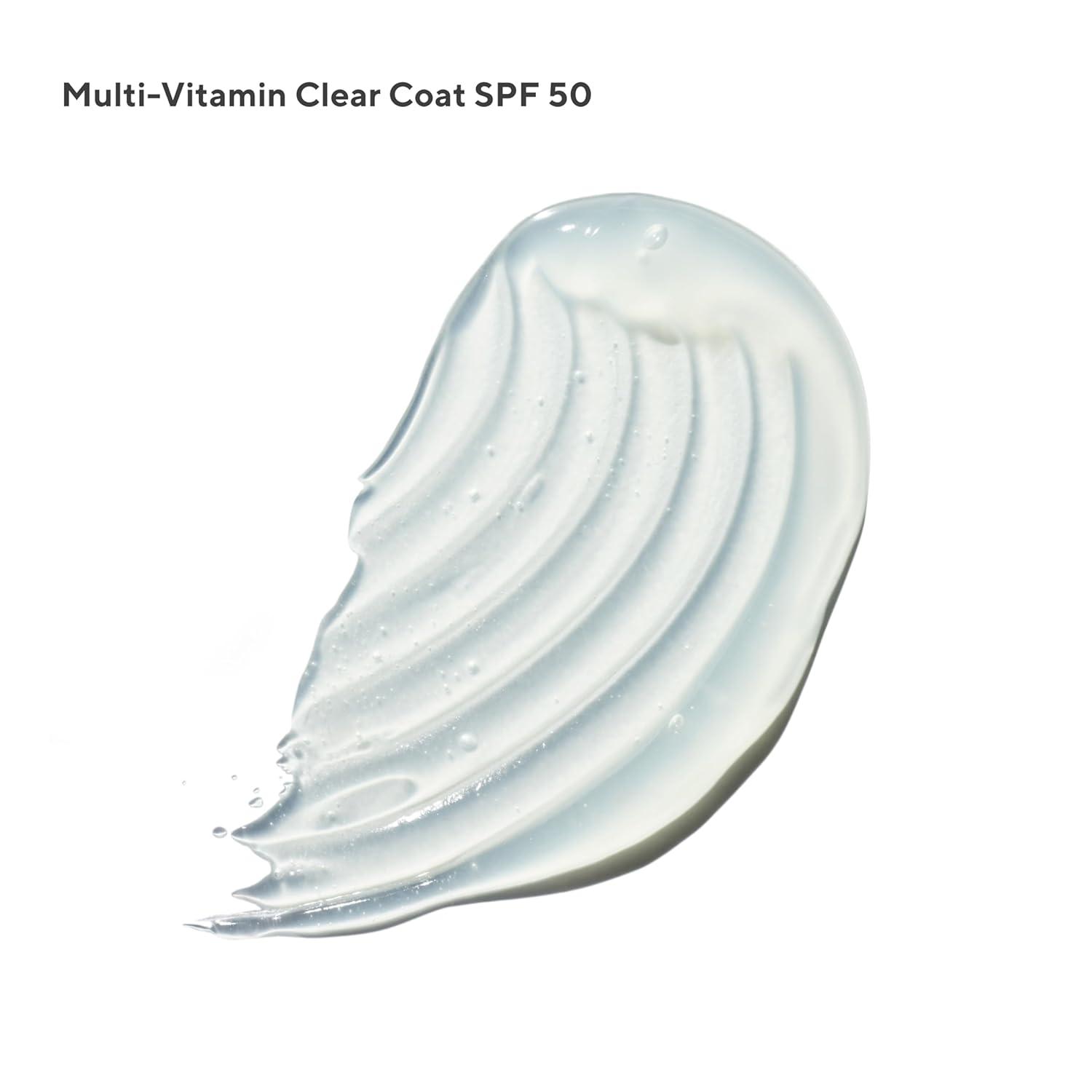 imageMurad MultiVitamin Clear Coat Sunscreen SPF 50 Lightweight BroadSpectrum SPF with Vitamins CF BioFermented Clary Sage and Chia Seed Nourishes Skin with No White Cast 17 Fl Oz