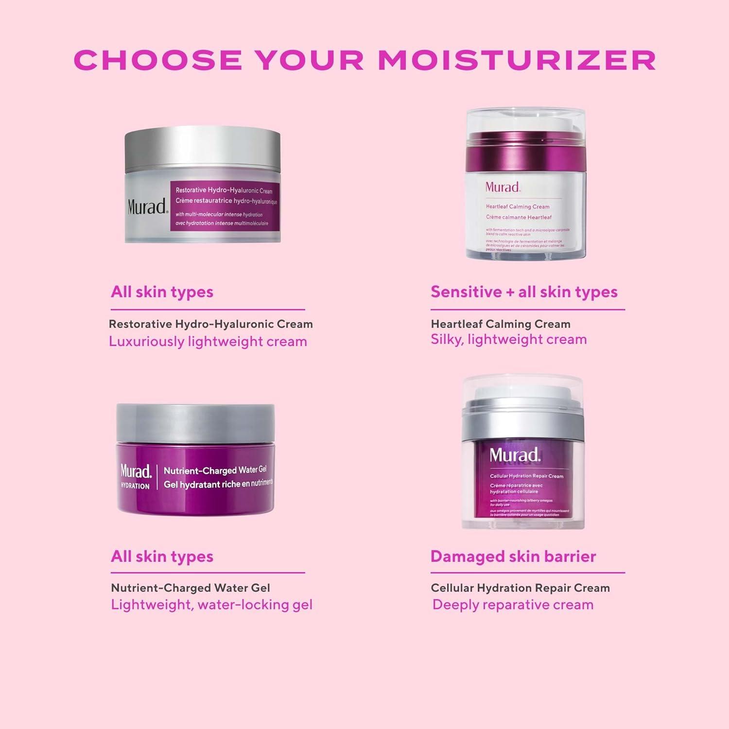 imageMurad Restorative HydroHyaluronic Face Cream MoistureBoosting Formula with Hyaluronic Acid Coconut Extract Botanical Oils ampamp Shea Butter for Lasting Hydration Plump ampamp Smooth Skin 17 Fl Oz