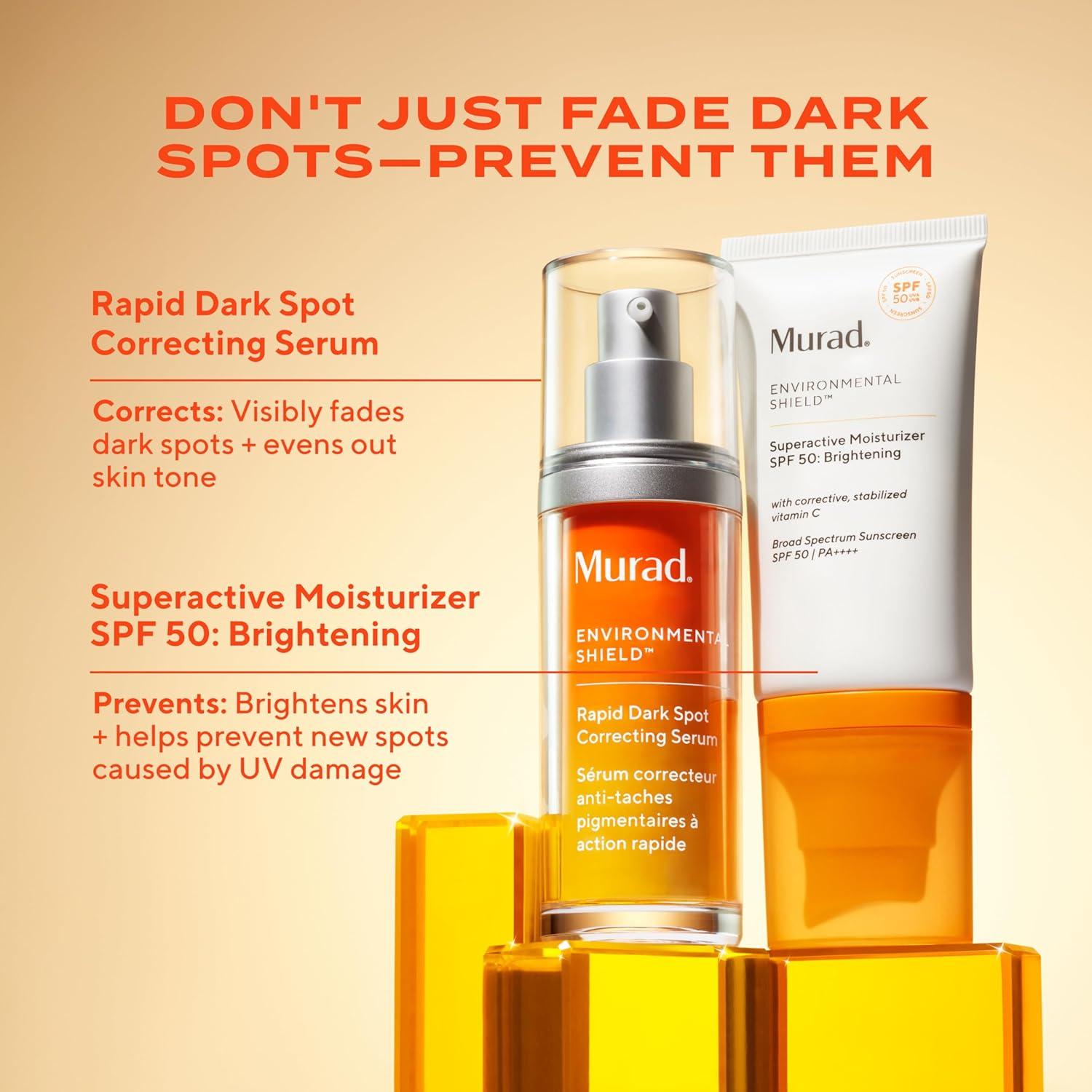 imageMurad Superactive Brightening Moisturizer SPF 50 Travel Vitamin C Packed Hydrating Ulta Sheer Facial Sunscreen WLipidboosting Technology for Preventative Aging Protection from UVAUVB 08 Fl Oz