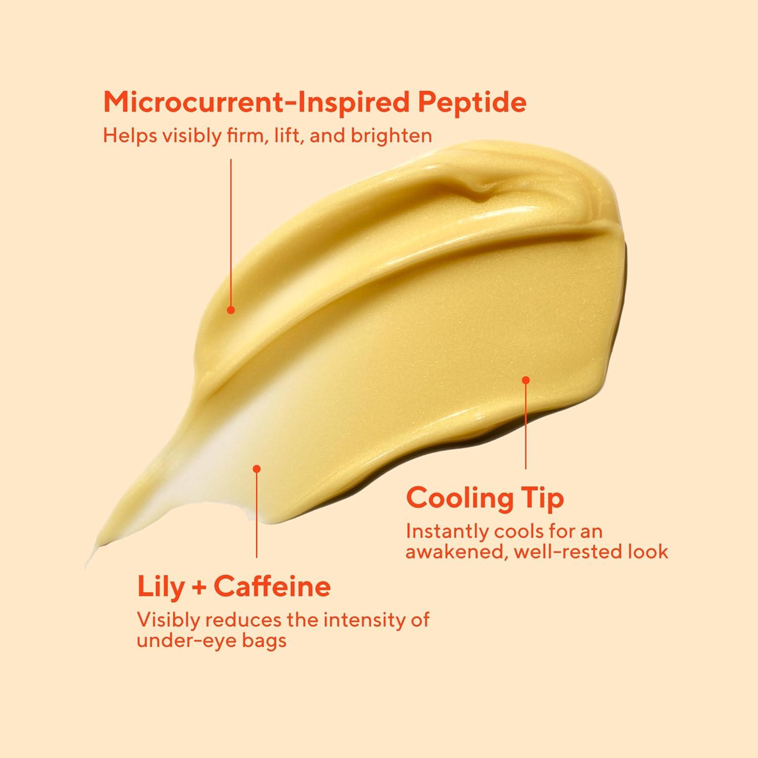 imageMurad Targeted Eye Depuffer Ginseng Lily and Caffeine Eye Cream Fights Fatigued and Stressed Appearance by Brightening Depuffing and Firming UnderEye Bags 05 Fl Oz