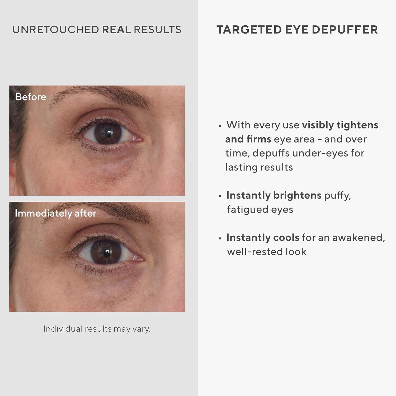 imageMurad Targeted Eye Depuffer Ginseng Lily and Caffeine Eye Cream Fights Fatigued and Stressed Appearance by Brightening Depuffing and Firming UnderEye Bags 05 Fl Oz