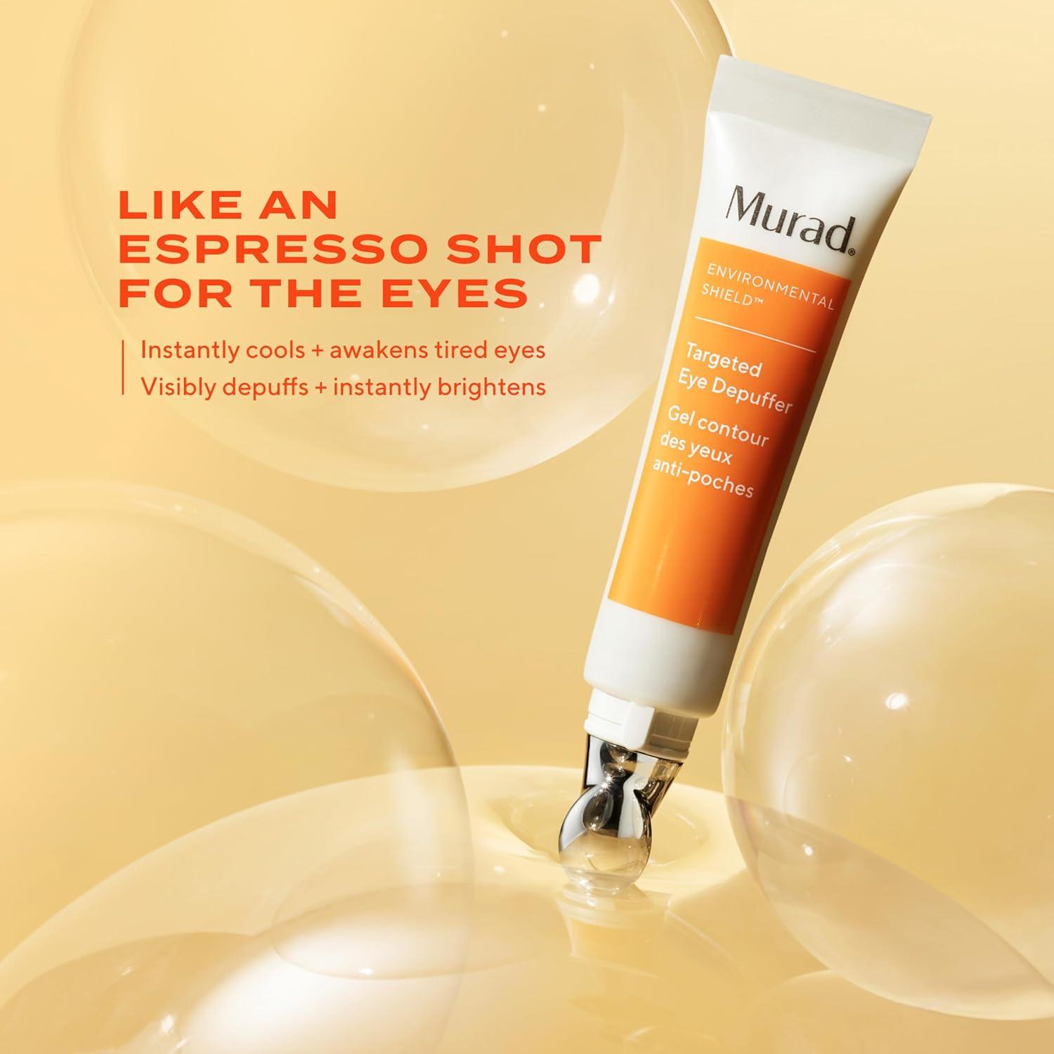 imageMurad Targeted Eye Depuffer Ginseng Lily and Caffeine Eye Cream Fights Fatigued and Stressed Appearance by Brightening Depuffing and Firming UnderEye Bags 05 Fl Oz