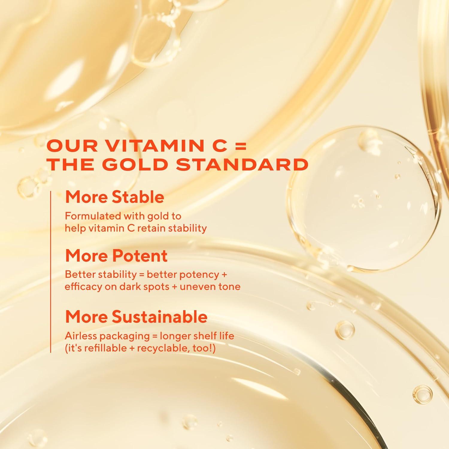 imageMurad VitaC Glycolic Serum Advanced Brightening Vitamin C and Glycolic Acid Face Serum for Improved Skin Tone and Texture GoldStabilized Vitamin C for Enhanced Efficacy and Potency1 Fl Oz Pack of 1