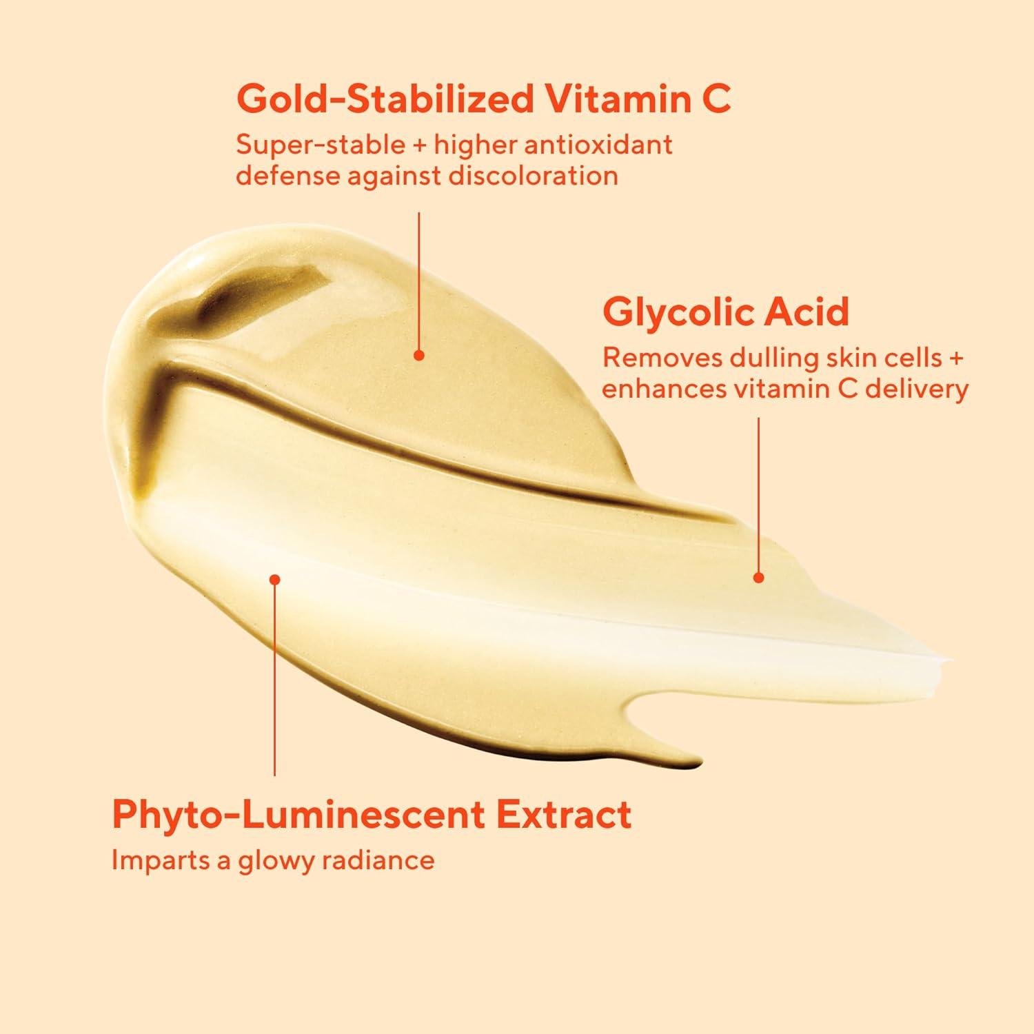 imageMurad VitaC Glycolic Serum Advanced Brightening Vitamin C and Glycolic Acid Face Serum for Improved Skin Tone and Texture GoldStabilized Vitamin C for Enhanced Efficacy and Potency1 Fl Oz Pack of 1