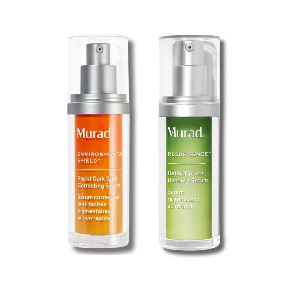 imageMurad Radiance ampamp Renewal Duo Dark Spot Correcting Serum Retinol Youth Renewal Serum for Brighter Smoother Firmer Skin Backed by Science