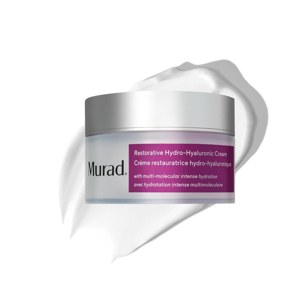 imageMurad Restorative HydroHyaluronic Face Cream  MoistureBoosting Formula with Hyaluronic Acid Coconut Extract Botanical Oils ampamp Shea Butter for Lasting Hydration Plump ampamp Smooth Skin  17 Fl Oz