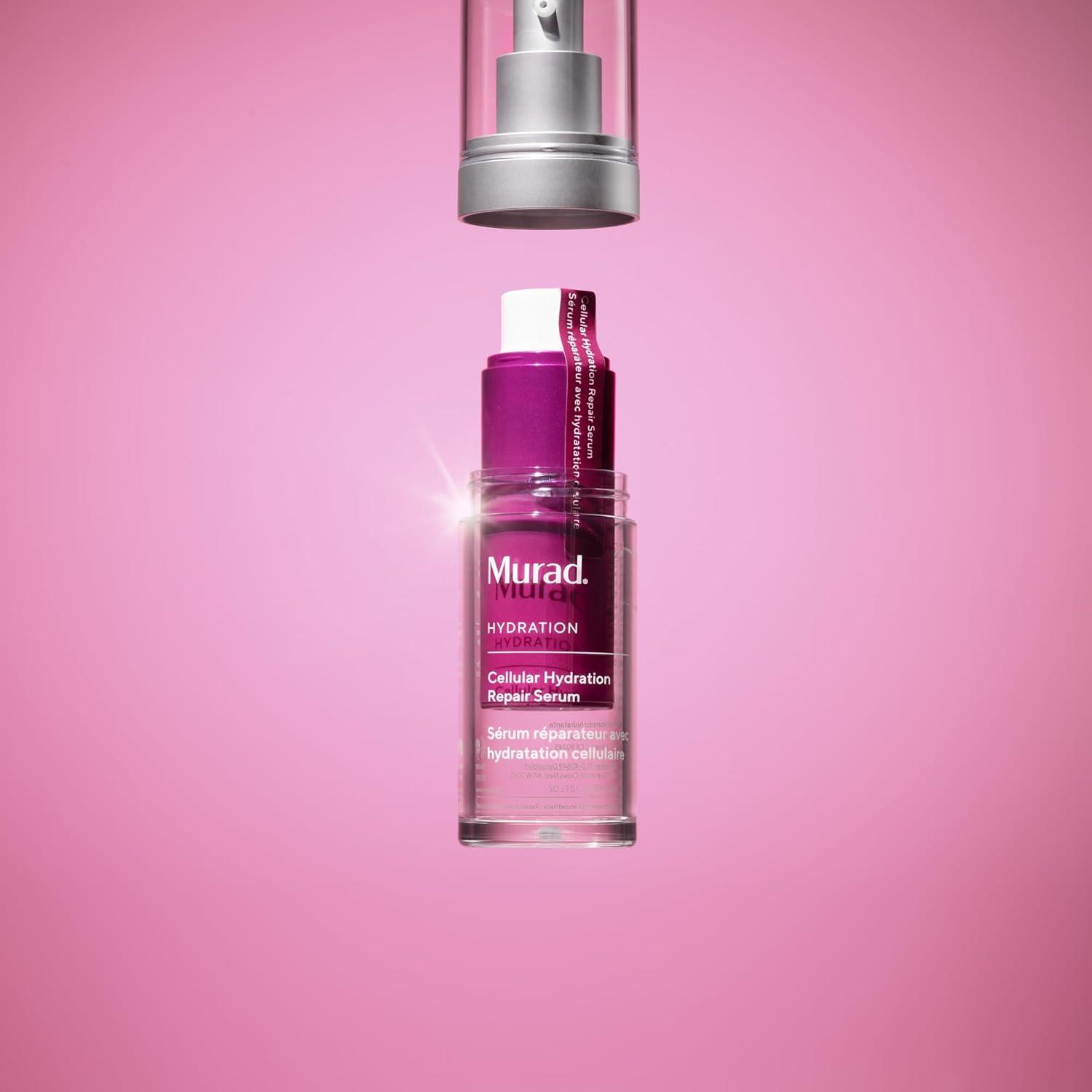 imageMurad Cellular Hydration Barrier Repair Serum Hydrating Face Serum Repairs LipidDepleted Skin Barrier Hexapeptide9 Bilberry and Hyaluronic Acid Delivers Stronger Healthier Skin1 Ounce Pack of 1