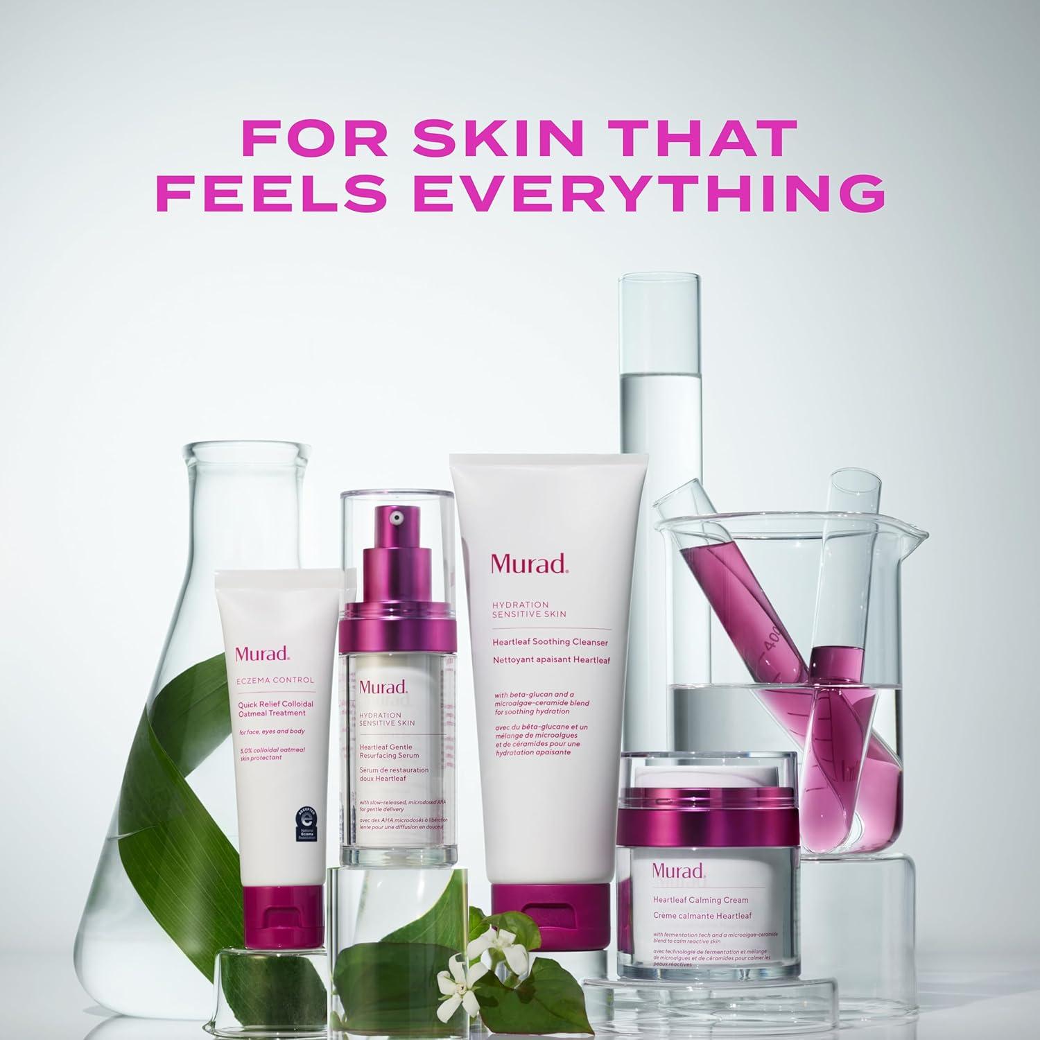 imageMurad Quick Relief Colloidal Oatmeal Treatment 5 Colloidal Oatmeal Cream with Ground Cherry ampamp Oat Lipids for EczemaProne Skin Hydrates Soothes ampamp Relieves Redness Itch Rashes 17 Fl Oz