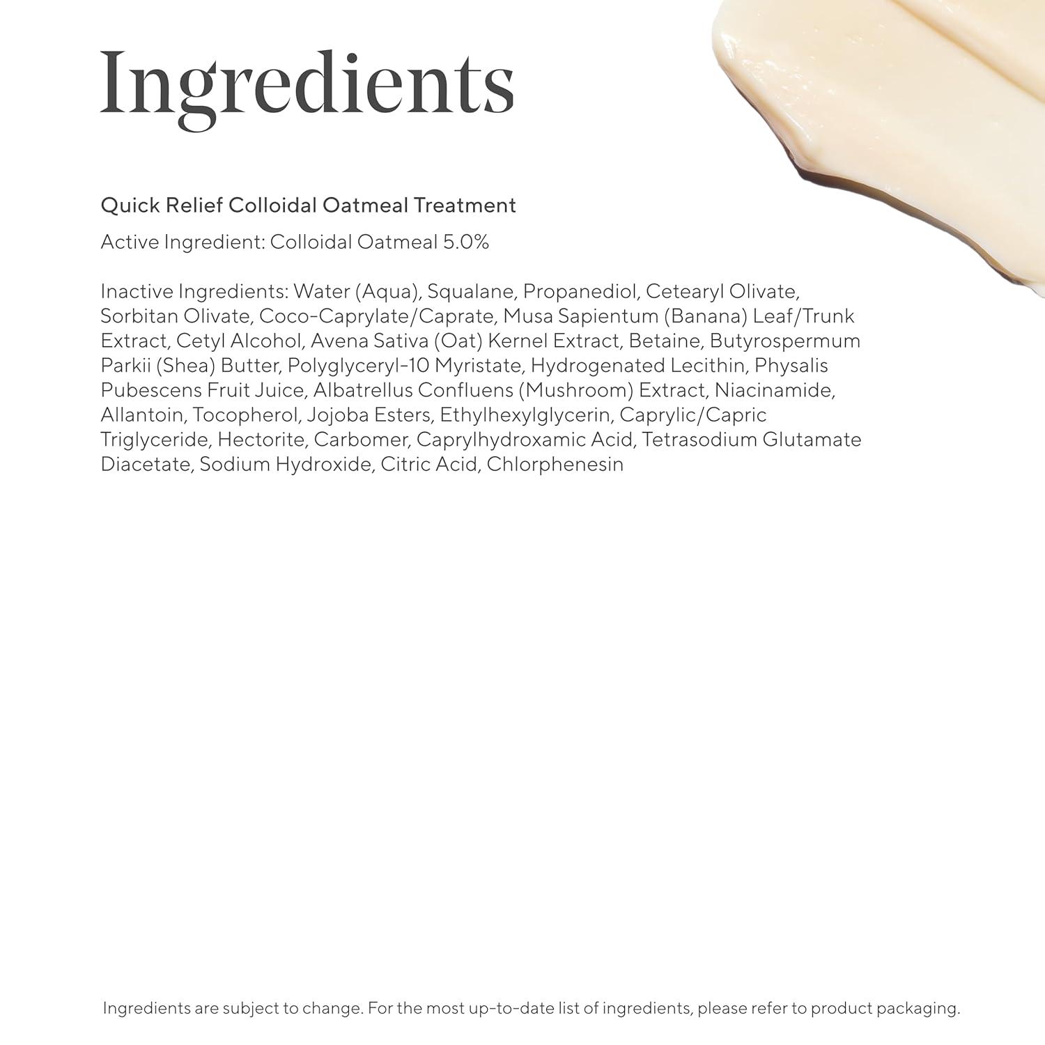 imageMurad Quick Relief Colloidal Oatmeal Treatment 5 Colloidal Oatmeal Cream with Ground Cherry ampamp Oat Lipids for EczemaProne Skin Hydrates Soothes ampamp Relieves Redness Itch Rashes 17 Fl Oz