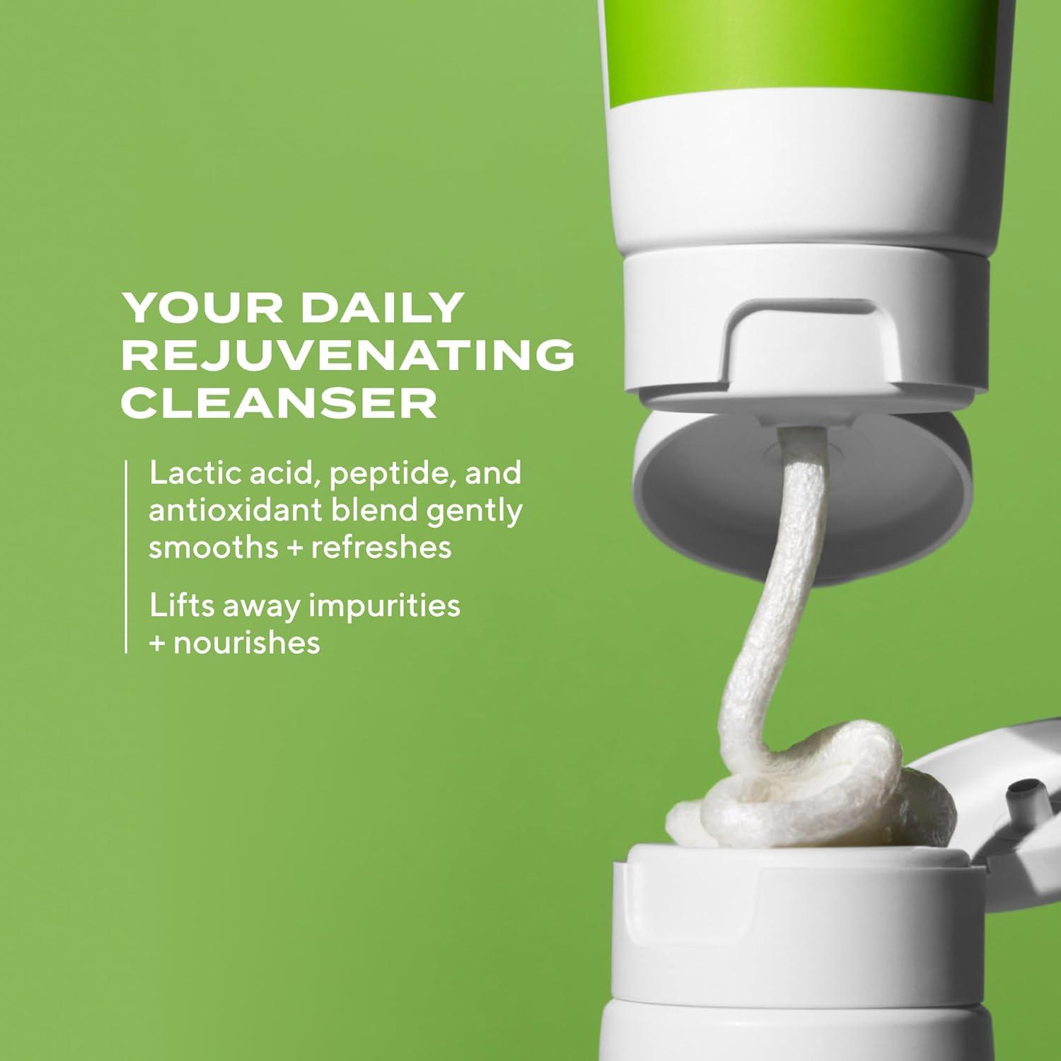 imageMurad Renewing Cleansing Cream AgeDefying Gentle Face Wash with Lactic Acid ampamp Vitamin E for Luxurious Smooth Skin Apricot Starflower and Peptides to Clean ampamp Nourish Dry Skin ampamp Wrinkles5 Fl Oz Pack of 1