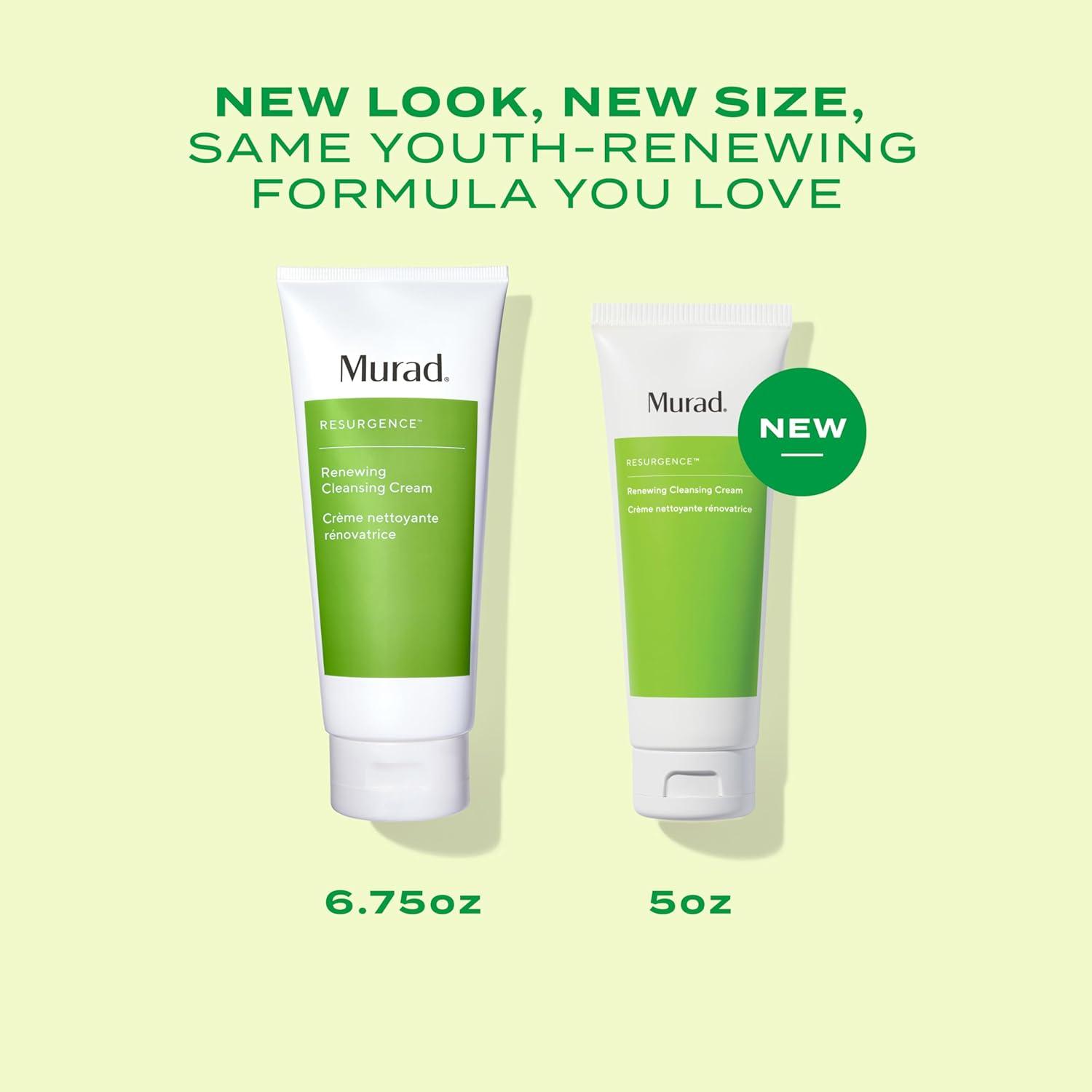 imageMurad Renewing Cleansing Cream AgeDefying Gentle Face Wash with Lactic Acid ampamp Vitamin E for Luxurious Smooth Skin Apricot Starflower and Peptides to Clean ampamp Nourish Dry Skin ampamp Wrinkles5 Fl Oz Pack of 1