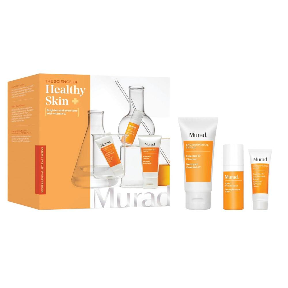imageMurad Brighten Trial Kit  Vitamin C Skincare Set for Brighten ampamp Even Tone  TravelFriendly Kit for Radiant EvenToned Skin3Piece Trial Kit 79 Value