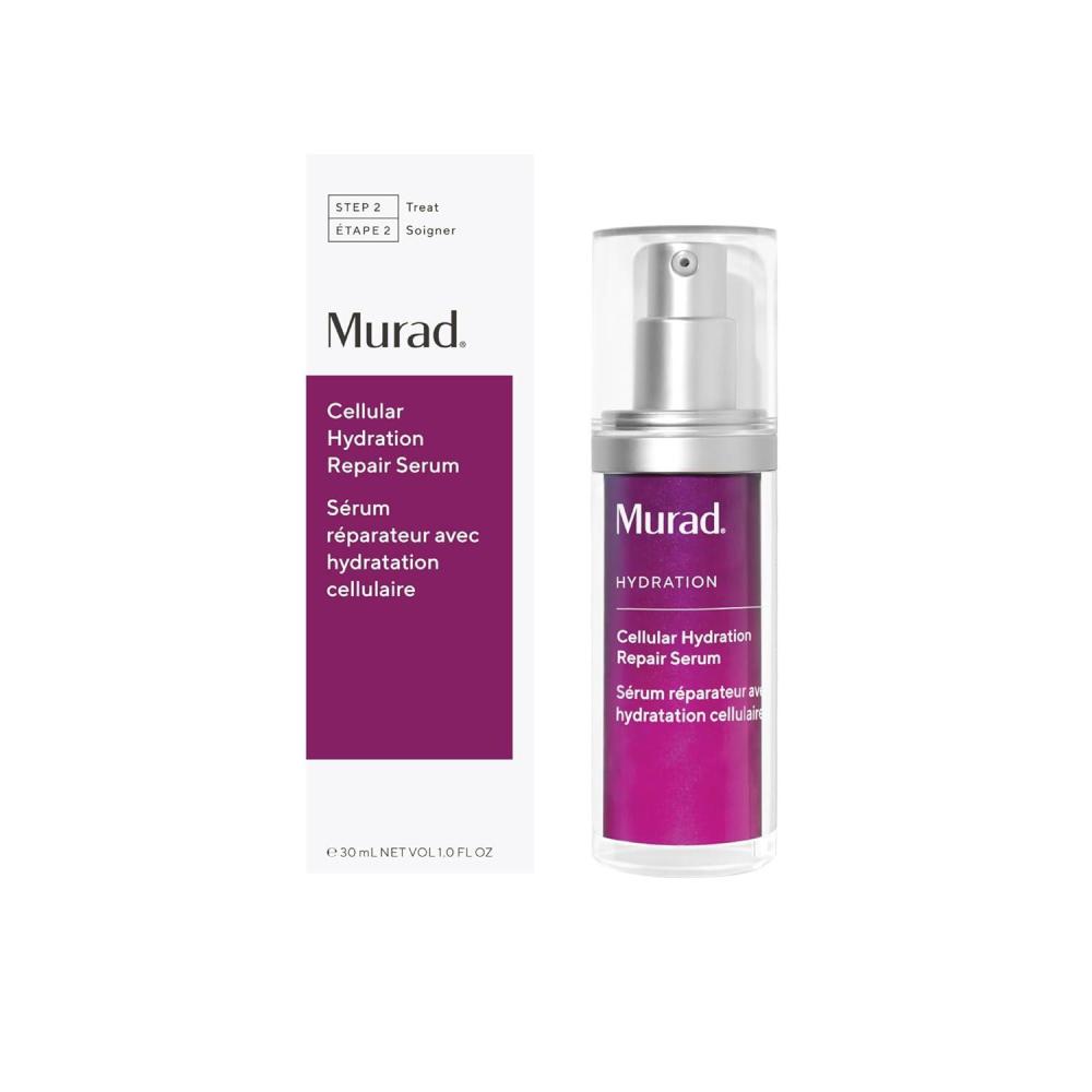 imageMurad Cellular Hydration Barrier Repair Serum  Hydrating Face Serum Repairs LipidDepleted Skin Barrier Hexapeptide9 Bilberry and Hyaluronic Acid Delivers Stronger Healthier Skin1 Fl Oz Pack of 1