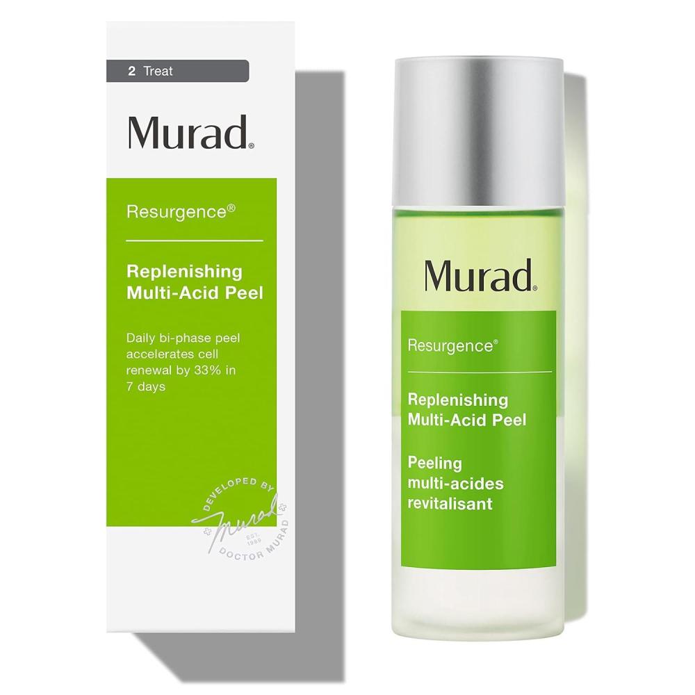 imageMurad Replenishing MultiAcid Peel  AHA BHA  TXA with Salicylic Lactic Malic ampamp Glycolic Acid Gentle Nourishing Resurfacing Treatment for Smoother Texture Brighter ampamp Radiant Skin  33 Fl Oz