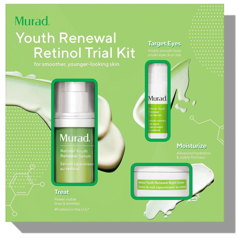 imageMurad Retinal Trial Kit Lift and Resculpt with Retinal 2Piece Trial Kit 73 Value AntiAging Set Encapsulated Retinal Retinal Serum 05Fl Oz Retinal Eye Cream 011Fl Oz1 Fl Oz Pack of 1