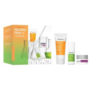Murad Top 3 Derm-Recommended Actives – 3-Piece Trial Kit ($61 Value) – Daily Skincare Regimen – Ess-C Cleanser 2Fl Oz, Retinol Serum 0.33Fl Oz, Hydro Dynamic Moisturizer 0.25Fl Oz
