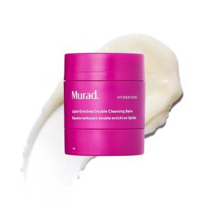 Murad Lipid-Enriched Double Cleansing Balm – Hydrating Balm-to-Oil Face Cleanser & Makeup Remover – Removes Long-Wear Makeup & SPF – Barrier Repair with Ceramides & Camellia Oil – 1.7 Fl Oz