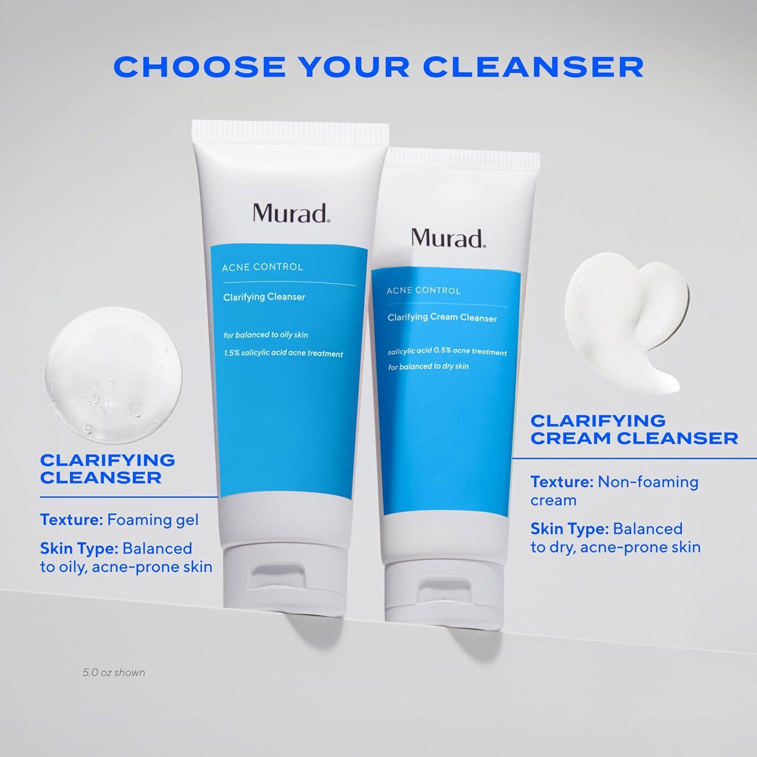 image:imageMurad Acne Control Clarifying Cleanser Salicylic Acid amp Green Tea Formula for Acne Deep Pore Cleansing Oil Control amp Breakout Prevention for Clear Balanced HealthyLooking Skin169 Fl Oz